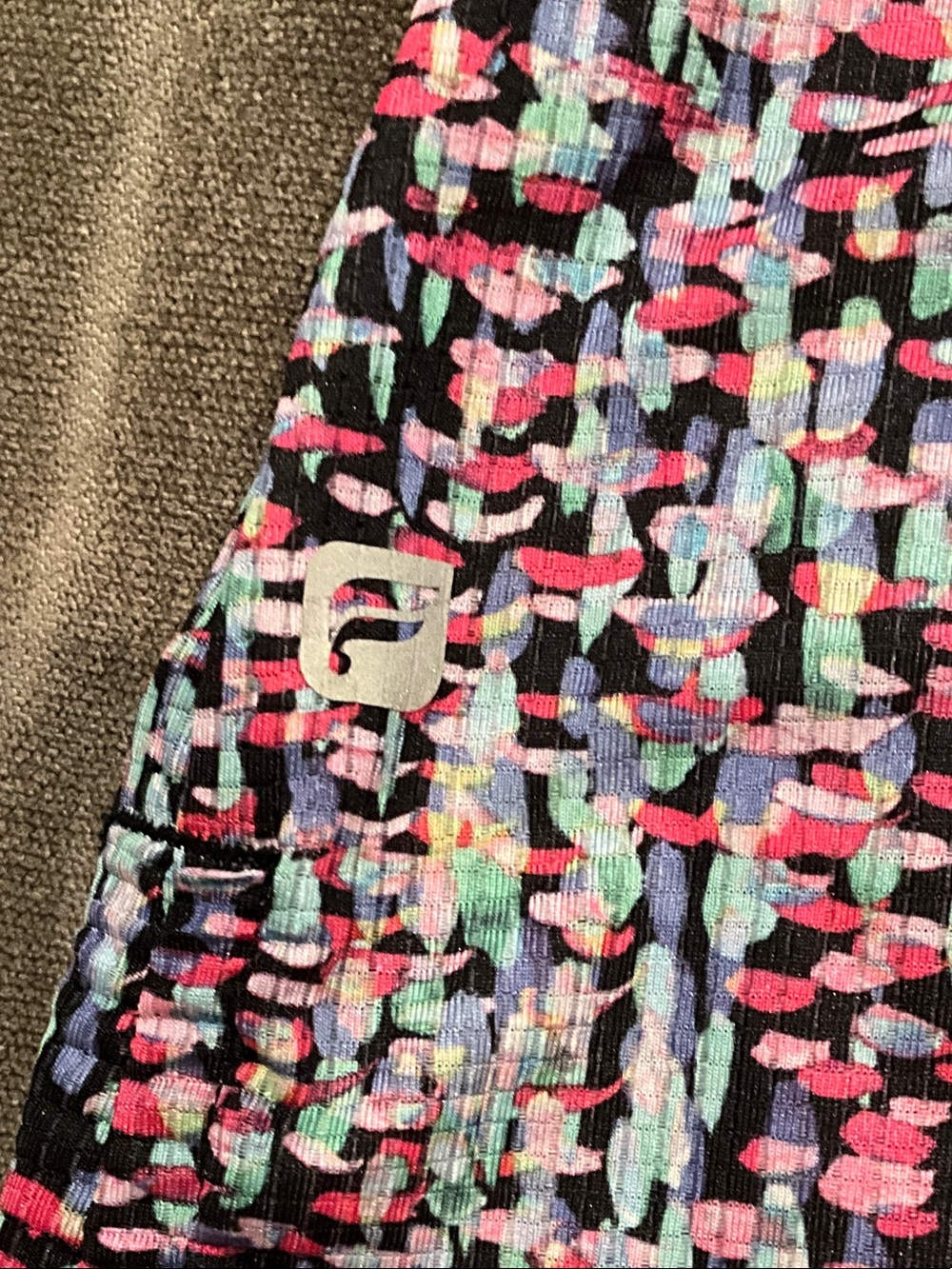 Fabletics Pink Multi-Color Racerback Tank Top - Picture 2 of 4